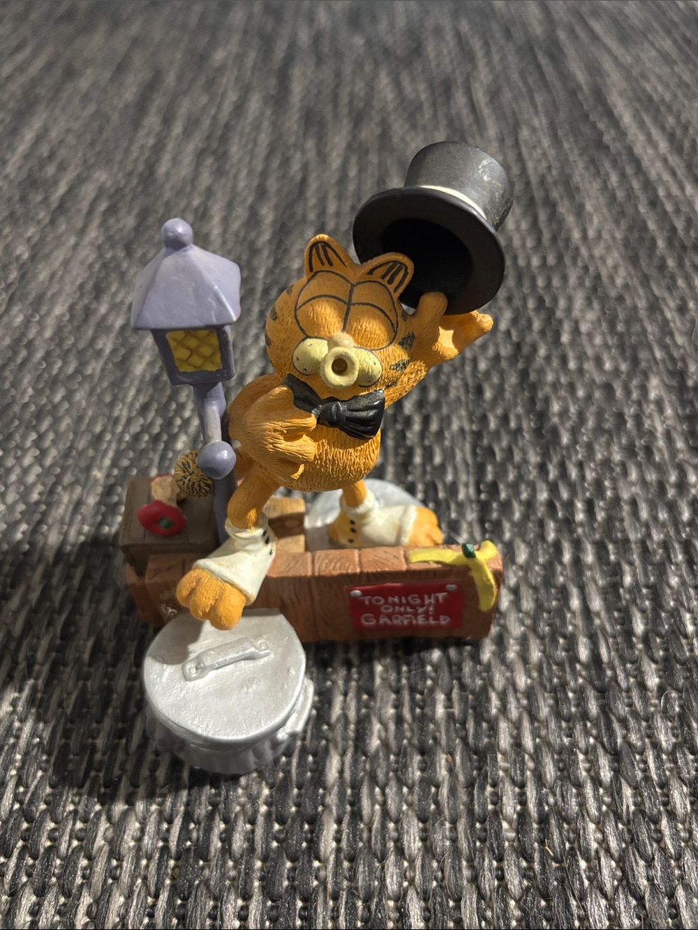 Vintage Garfield Midnight Serenade Jim Davis Danbury Mint Statue Collectible